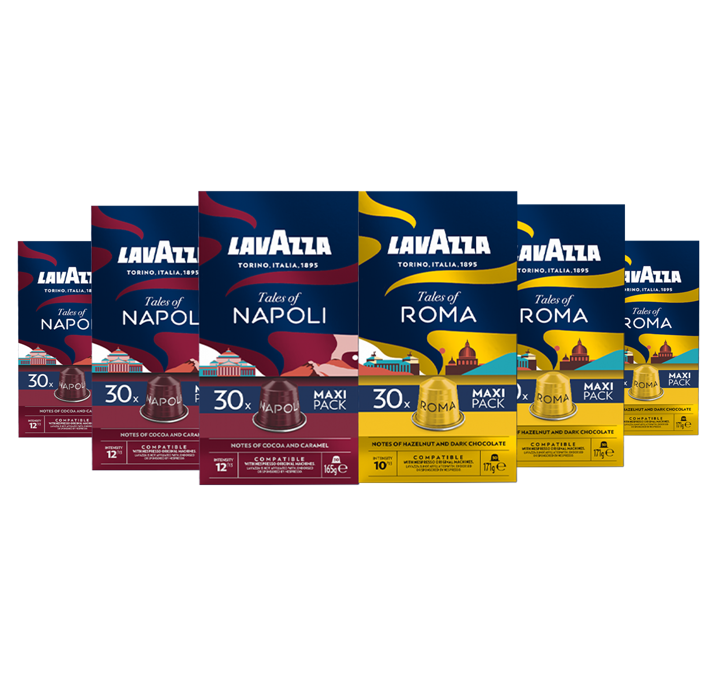 Coffret 180 capsules Nespresso® – Tales of Italy