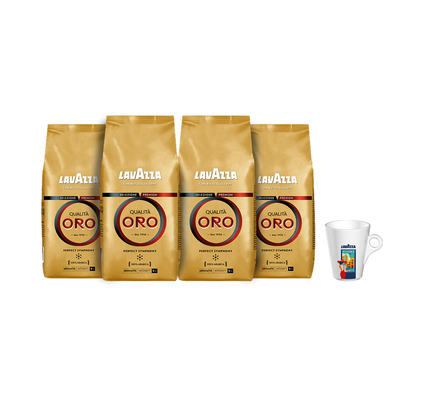 Coffret Qualità Oro grains et Mug Milan